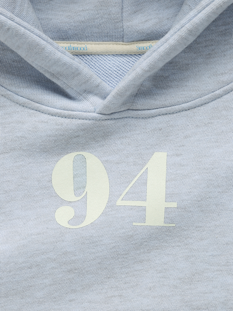94 Soft Blue Useful Hooded Sweatshirt (5th) | Smooth Mood