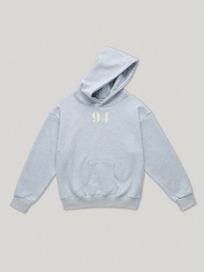 94 Soft Blue Useful Hooded Sweatshirt (5th) | Smooth Mood