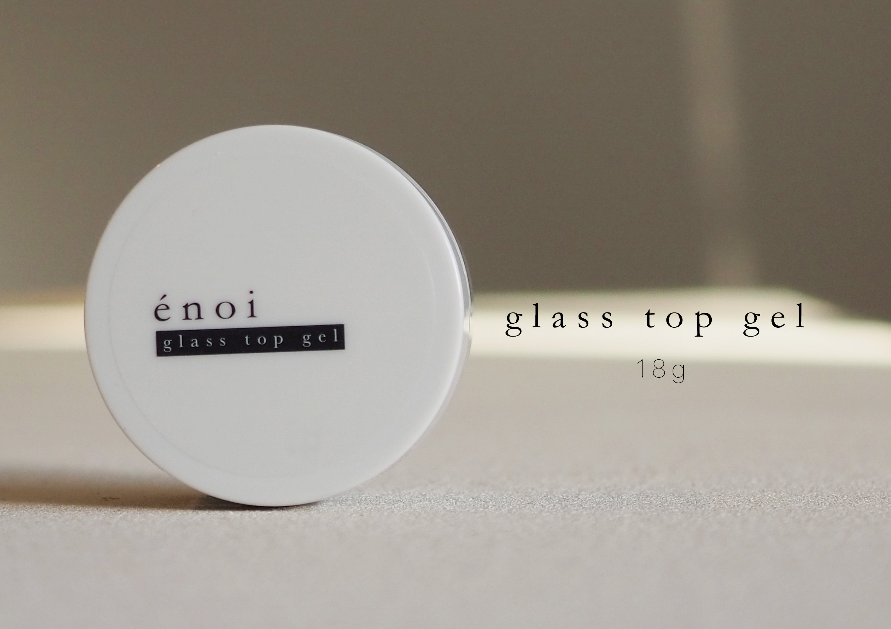 glass top gel - container type -énoi-