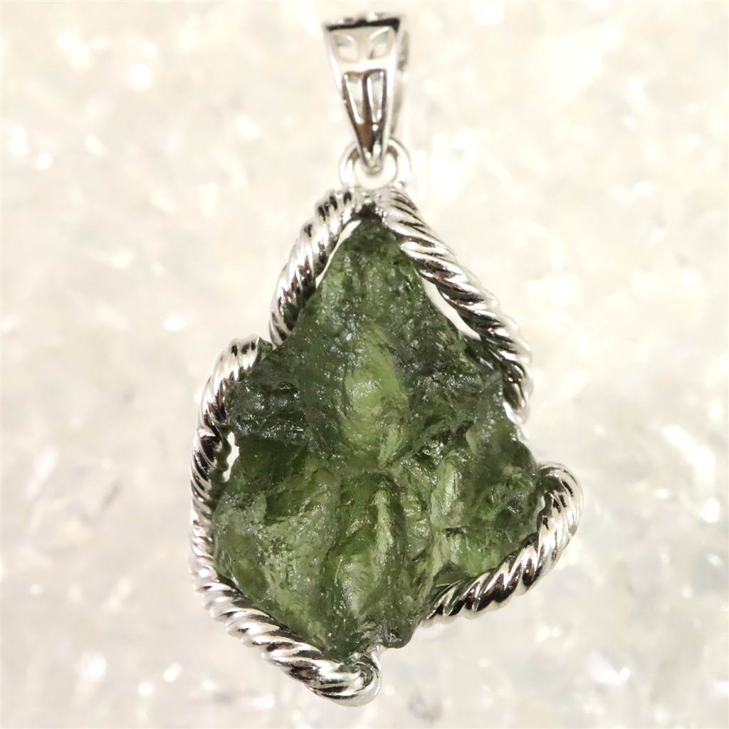 モルダバイト原石ペンダントトップ | 榎本通商