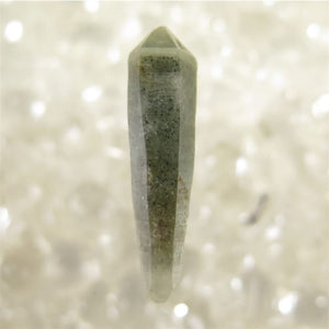 長野県産水晶 原石 DT クローライト 緑泥石入り 2.7g (ID:76551