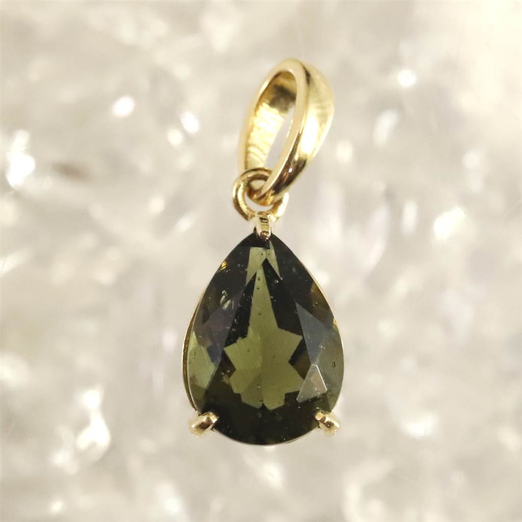 モルダバイト ファセットカット ペンダントトップ | 榎本通商