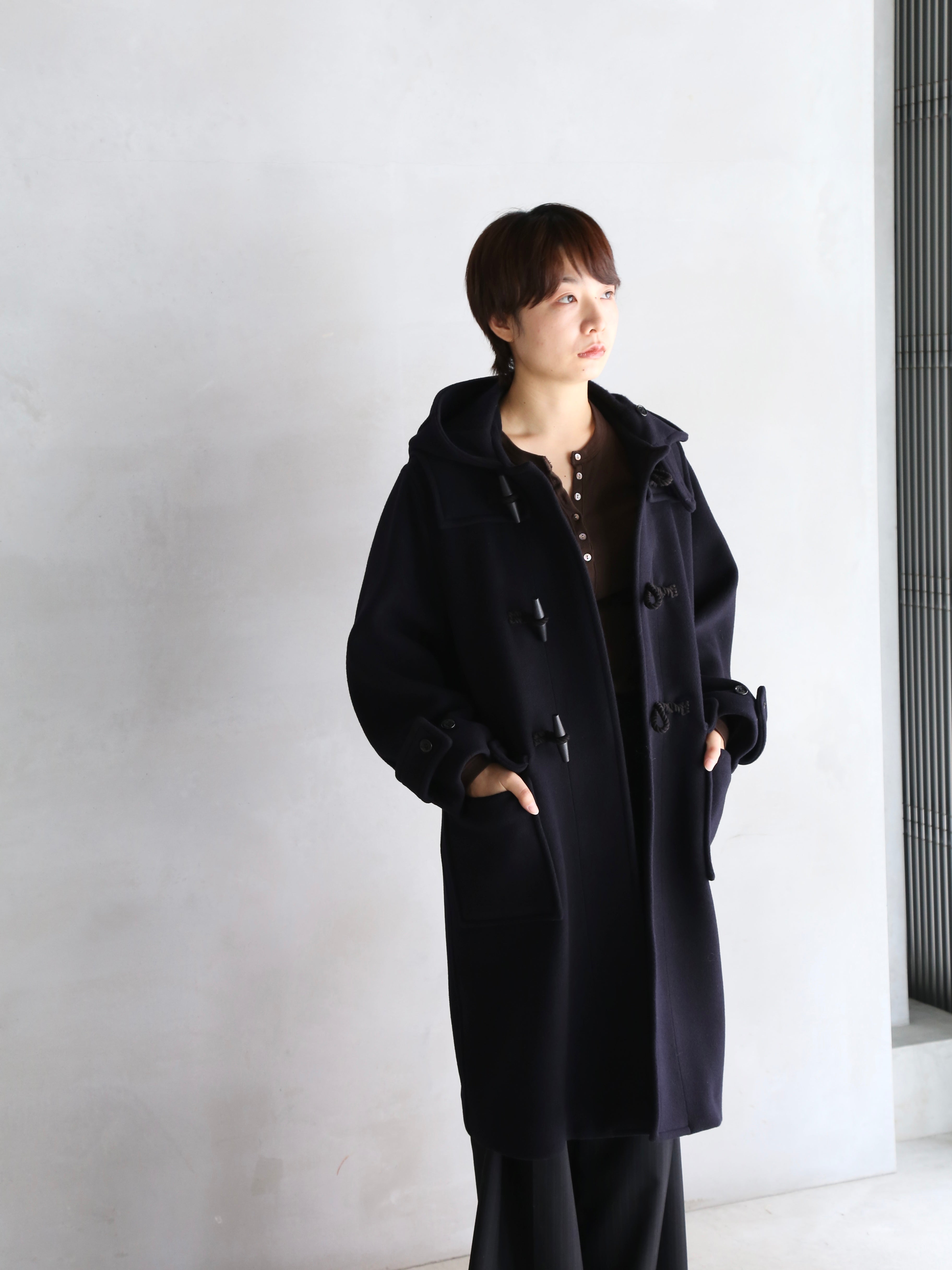 blurhmsROOTSTOCK】Wool Felton Duffle Coat (Mens&Womens) – End on End.