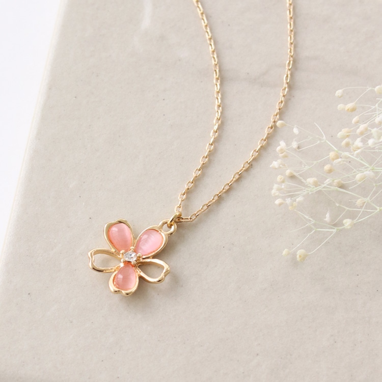 N-402) 桜ネックレス | ビーズ・パーツなどのハンドメイドパーツおよび