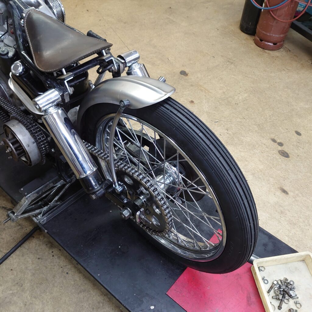 ハーレー 純正 16本キャスト ショベルヘッド ホイール チューブレス