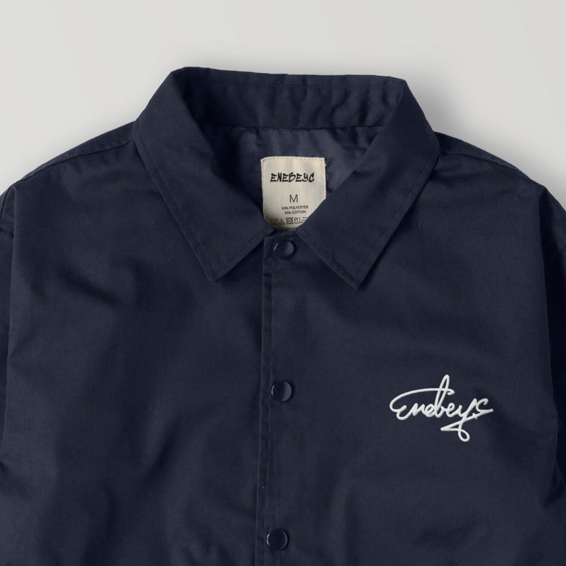 LOGO刺繍 ウェザーコーチジャケット – enebeyc