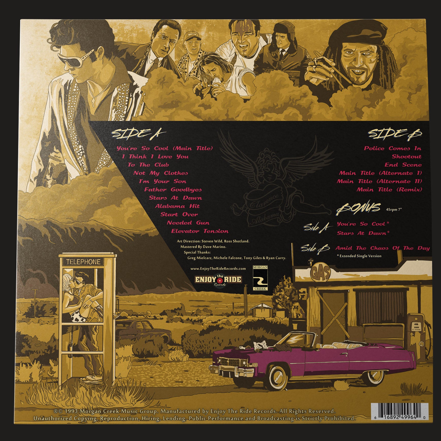 TRUE ROMANCE Score by Hans Zimmer (ETR062) | Enjoy The Ride Records