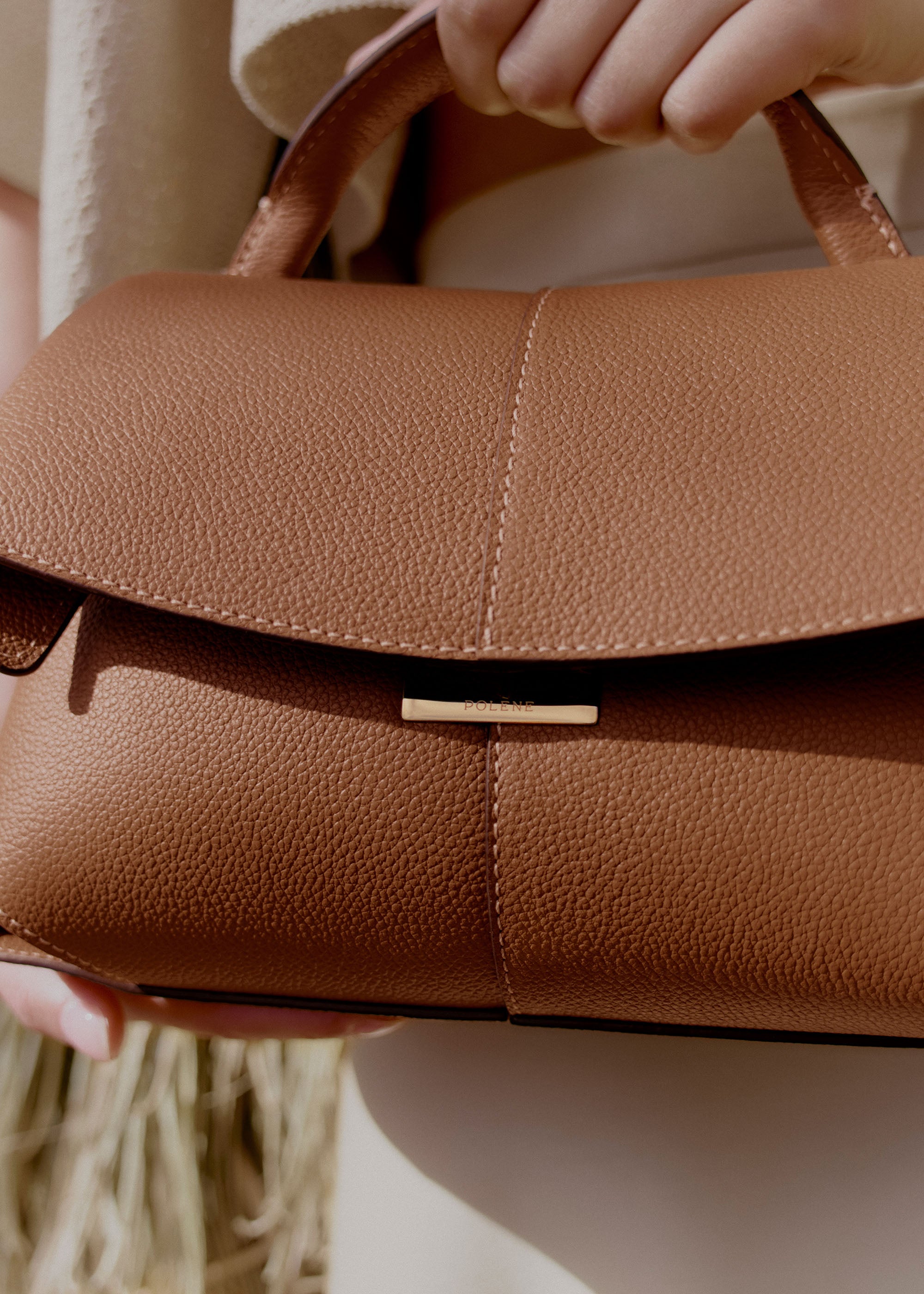 Polène | Bag - Mokki Mini - Textured Camel