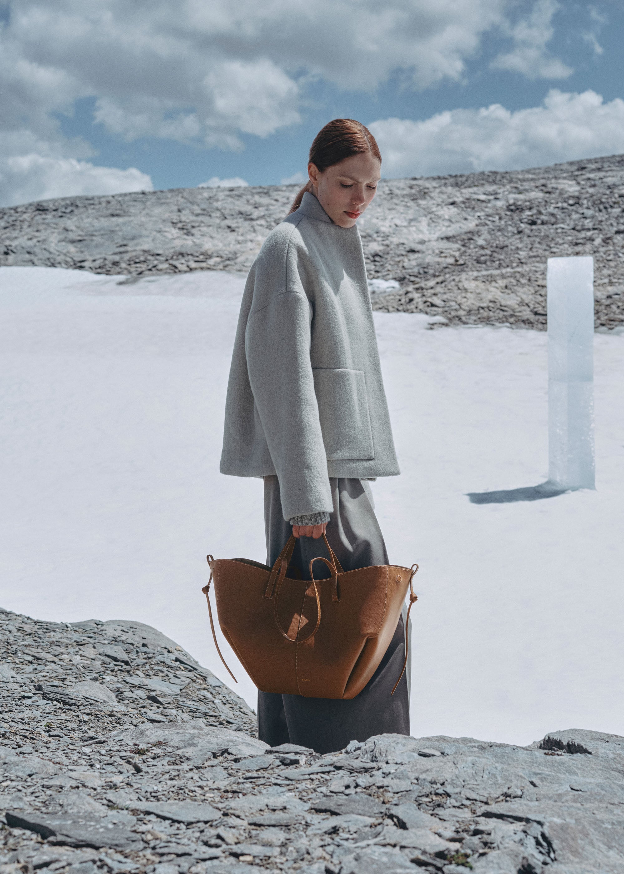 Polène | Bag - Cyme - Textured Camel