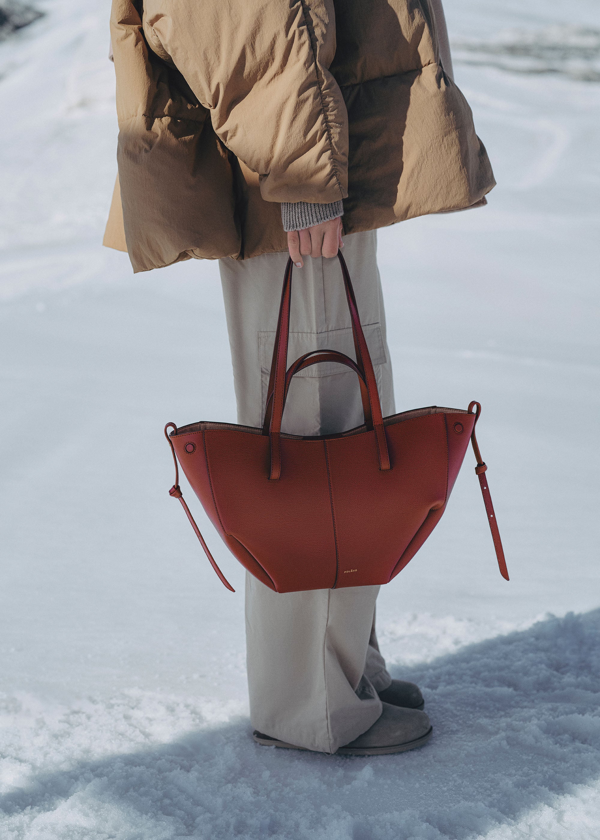 Polène | Bag - Cyme Mini - Textured Red Clay