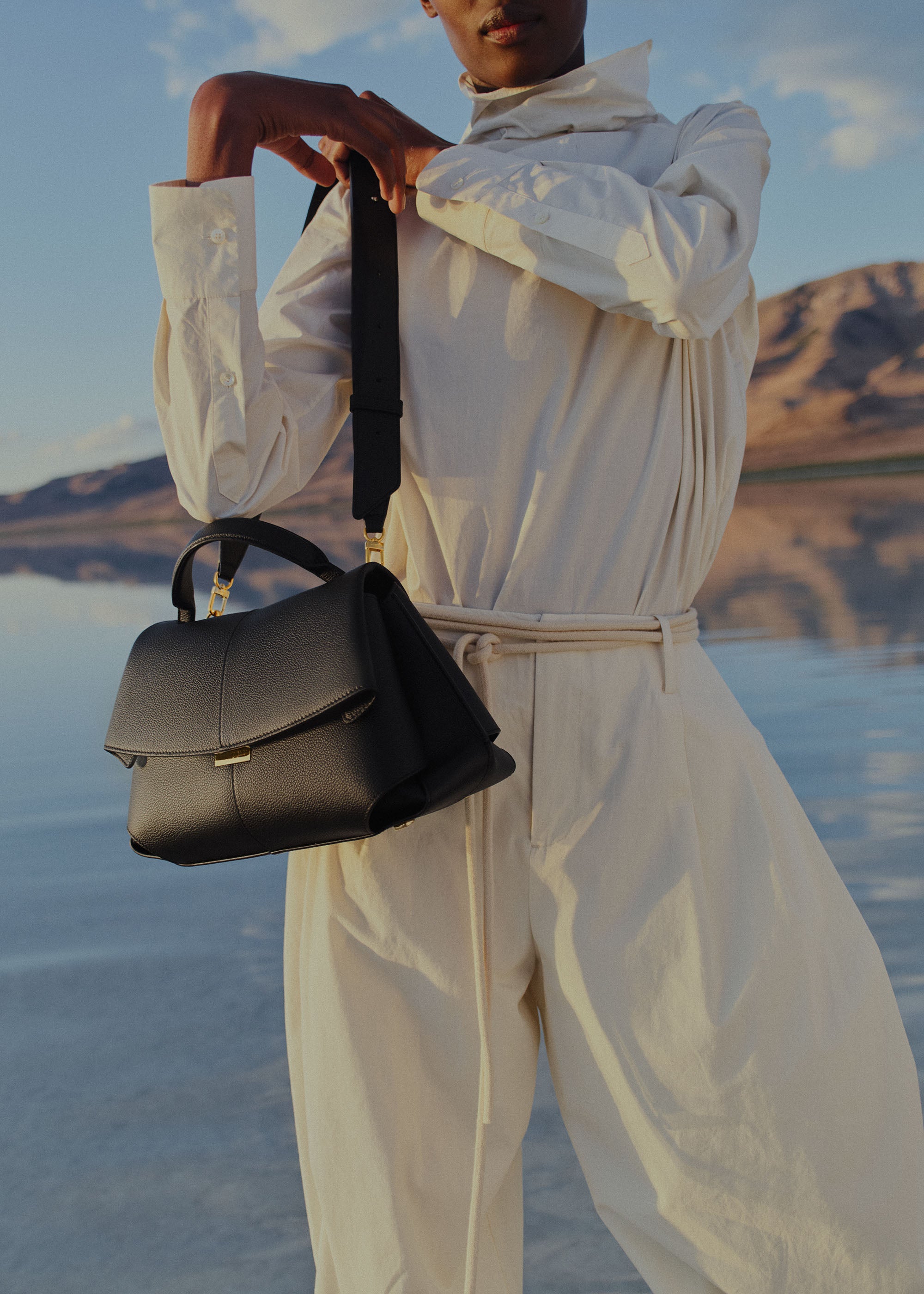 Polène | Bag - Mokki Mini - Textured Black