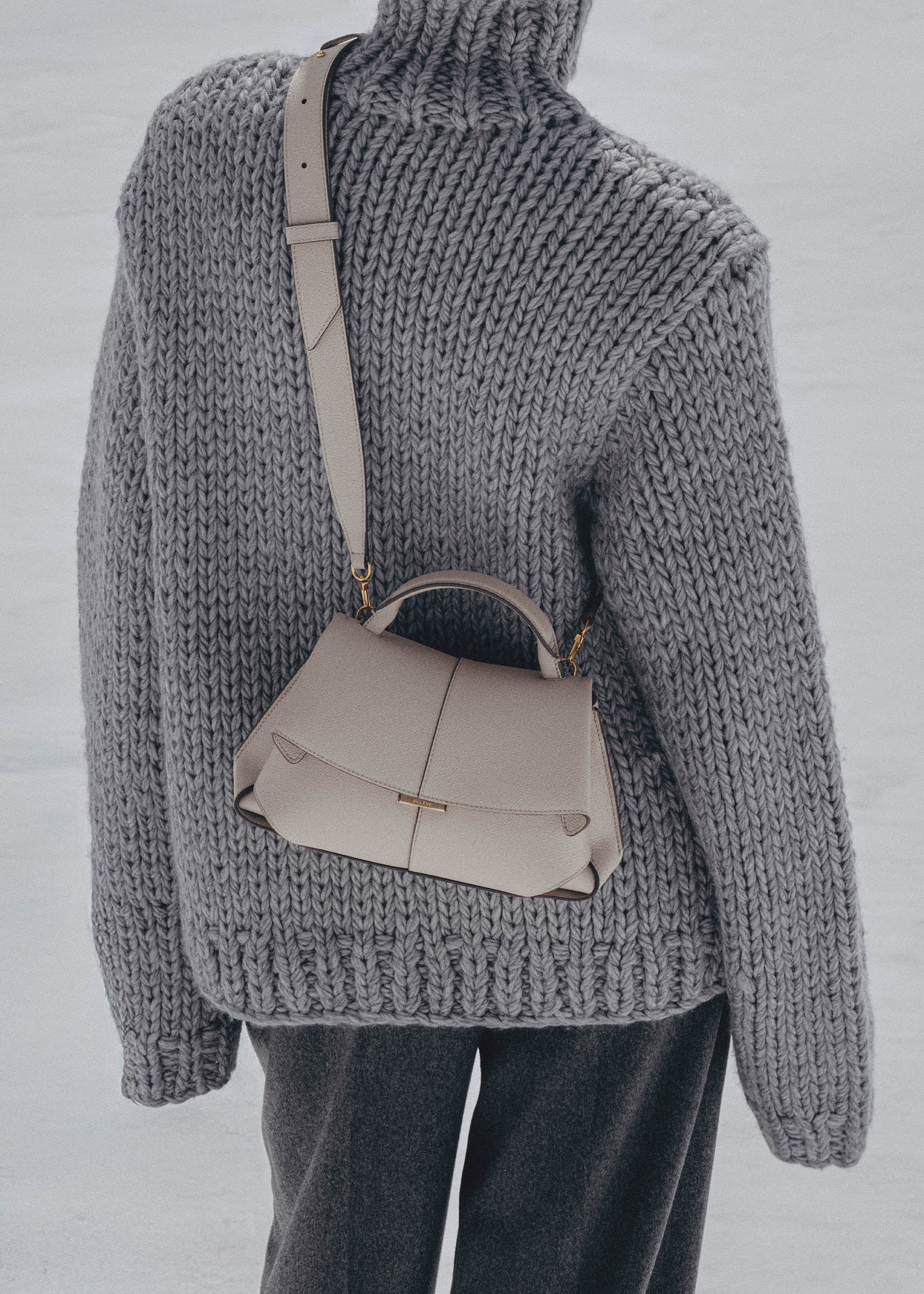 Polène | Bag - Mokki Mini - Textured Mist