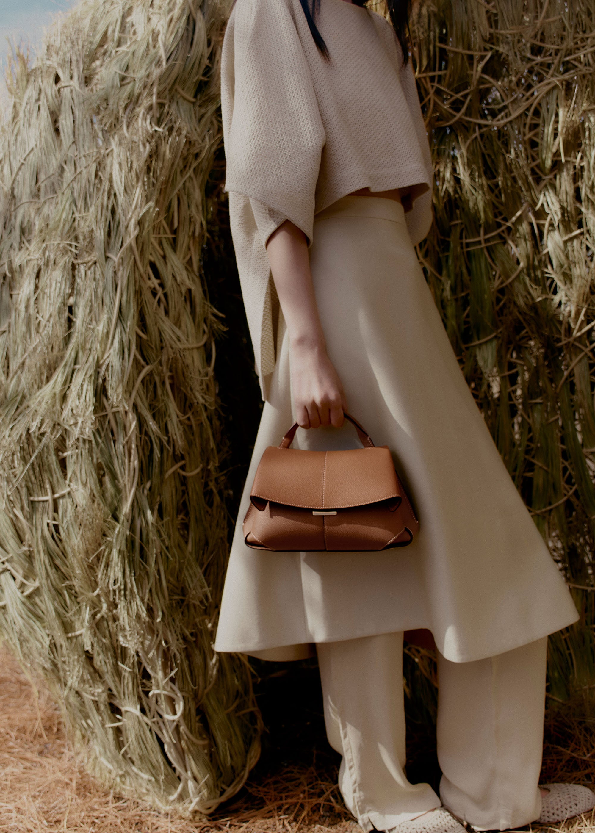 Polène | Bag - Mokki Mini - Textured Camel