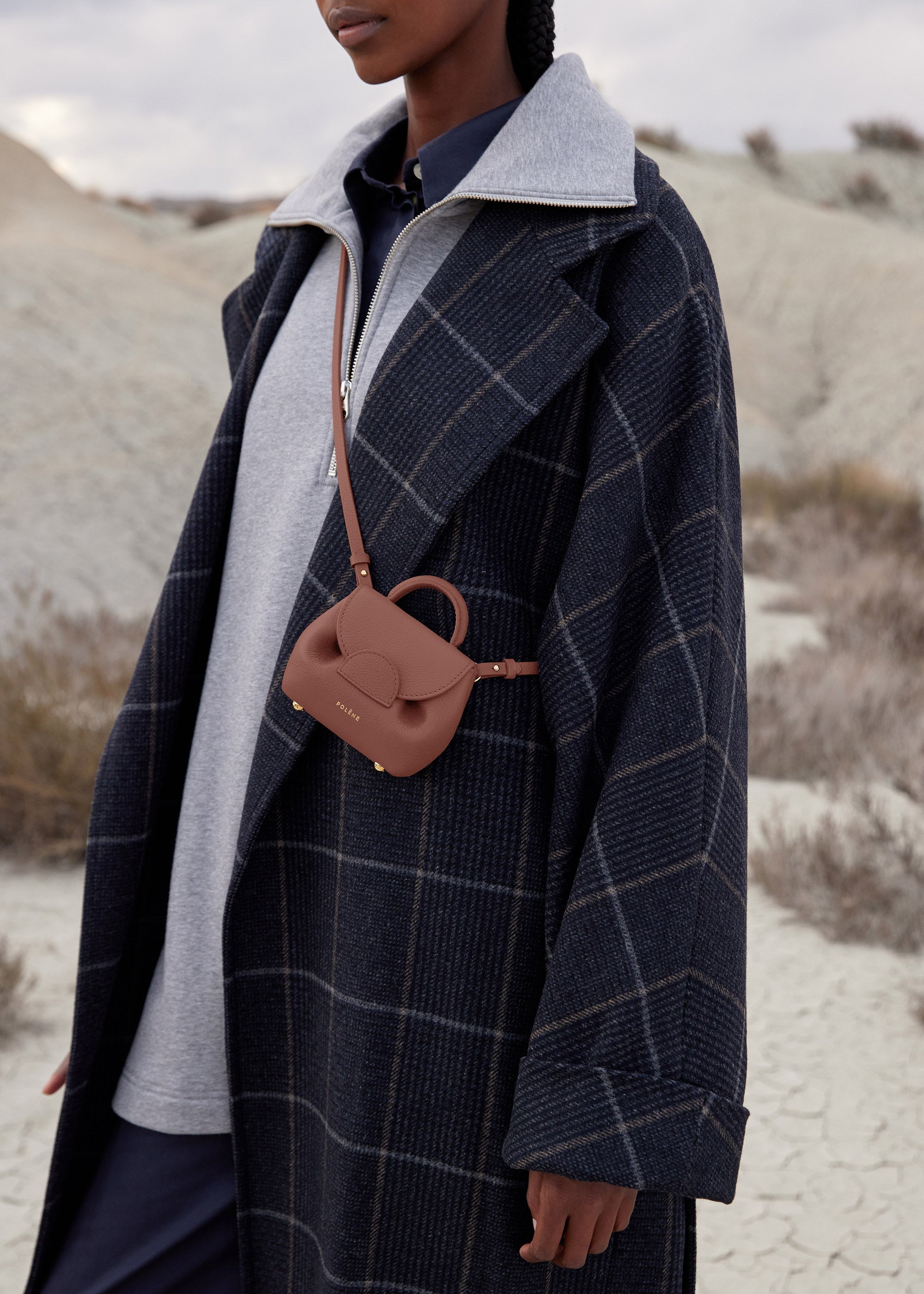 Polène | Bag - Numéro Un Micro - Textured Blush