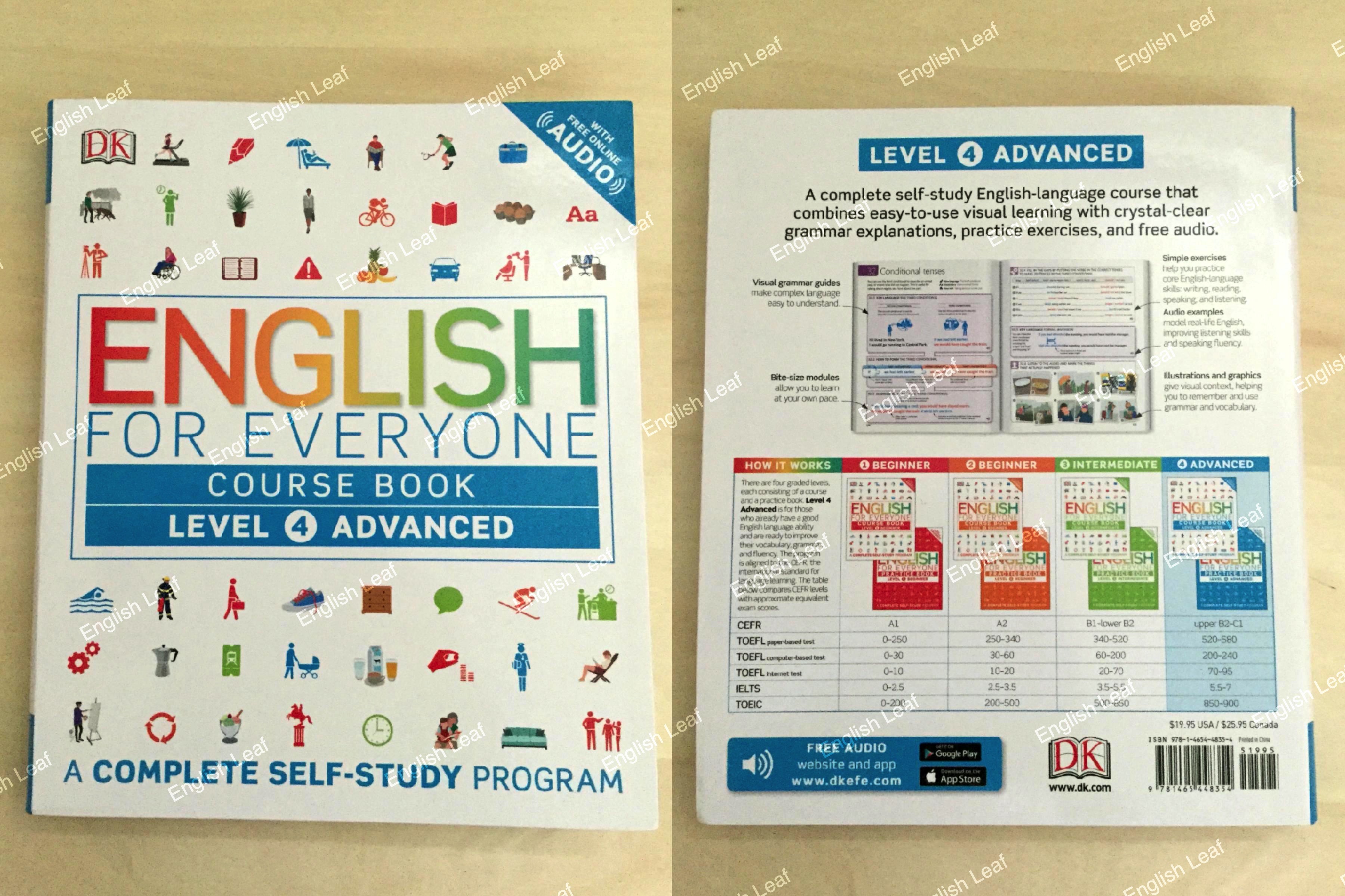 中身/使い方】English for Everyone: Level 4: Advanced, Course Book