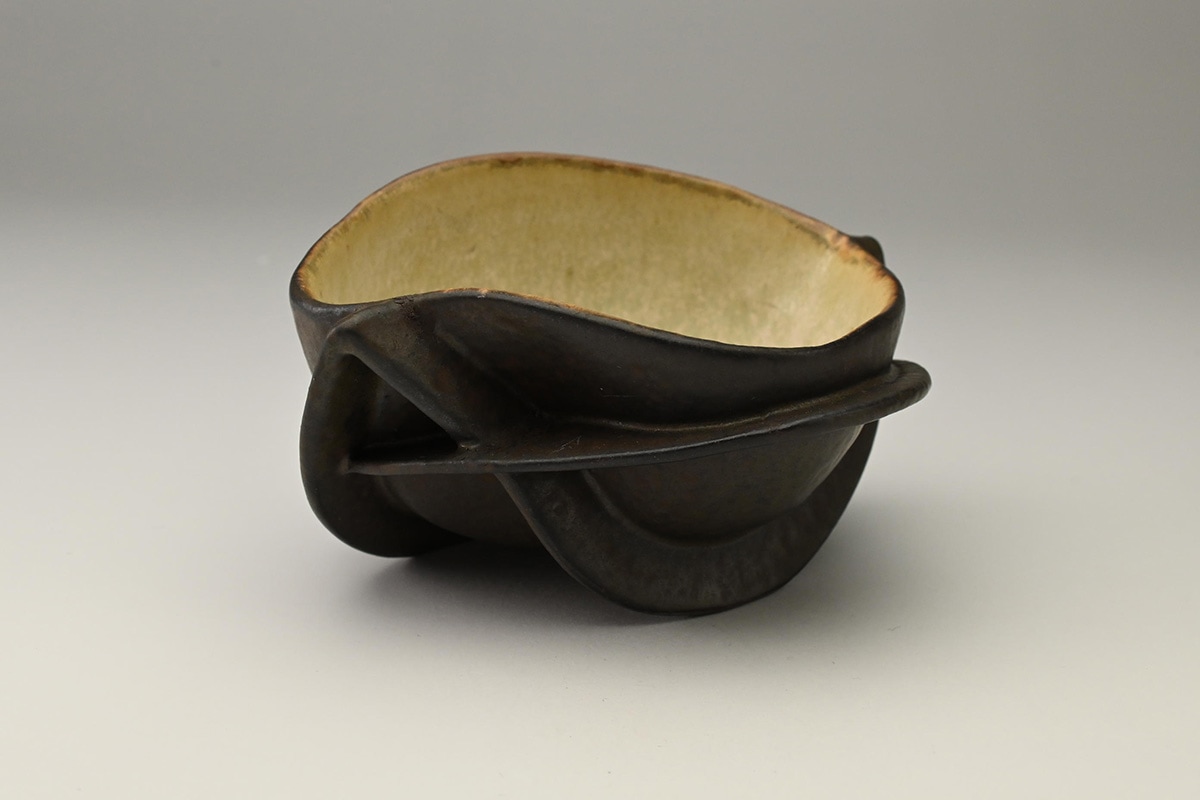 山下幾太郎 No.073011 掛分鉄黒幾何ぐい呑 | えにし庵