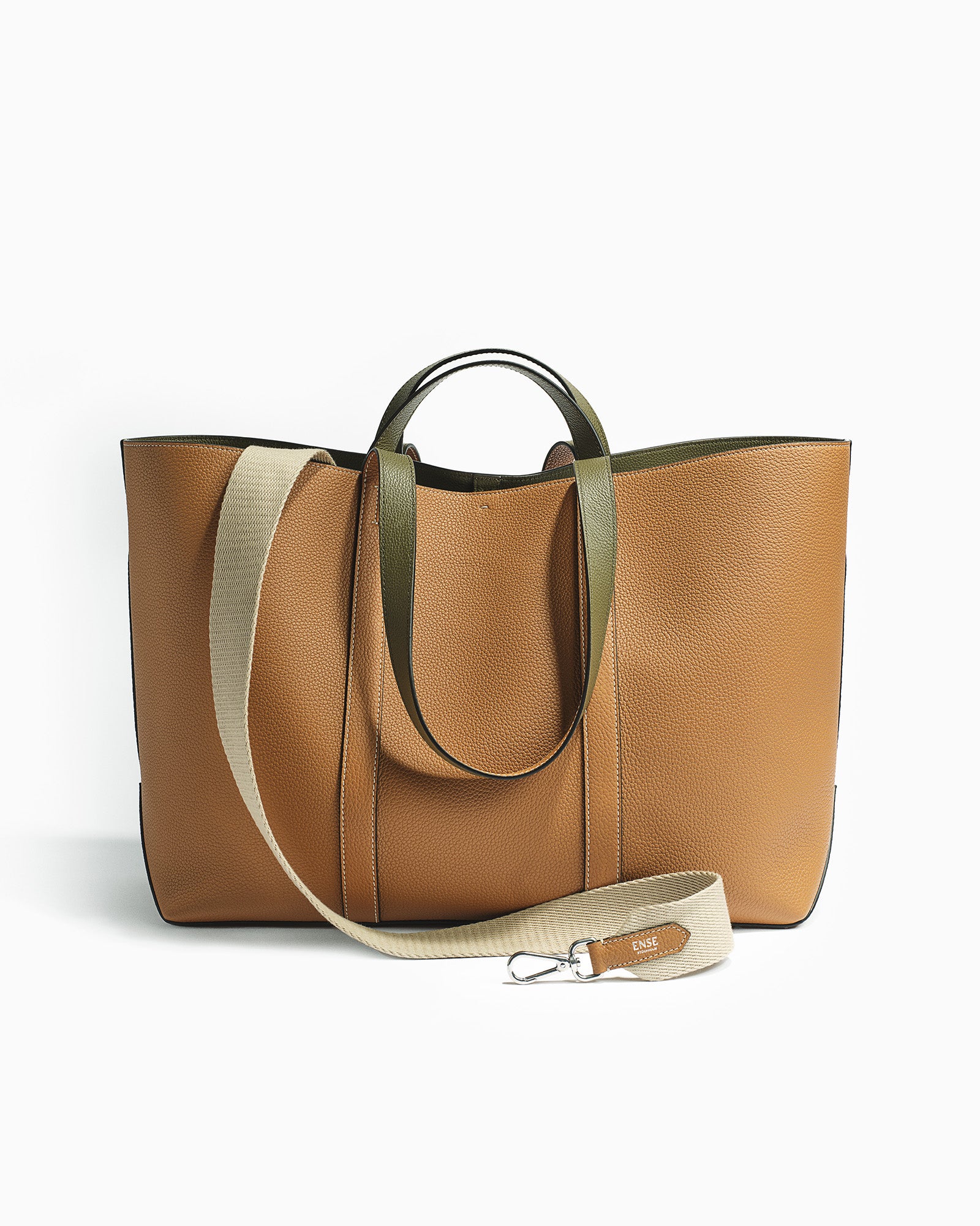 サンエスティバン 844631 Large Sanda Tote Light Oak Moss Green – ENSE