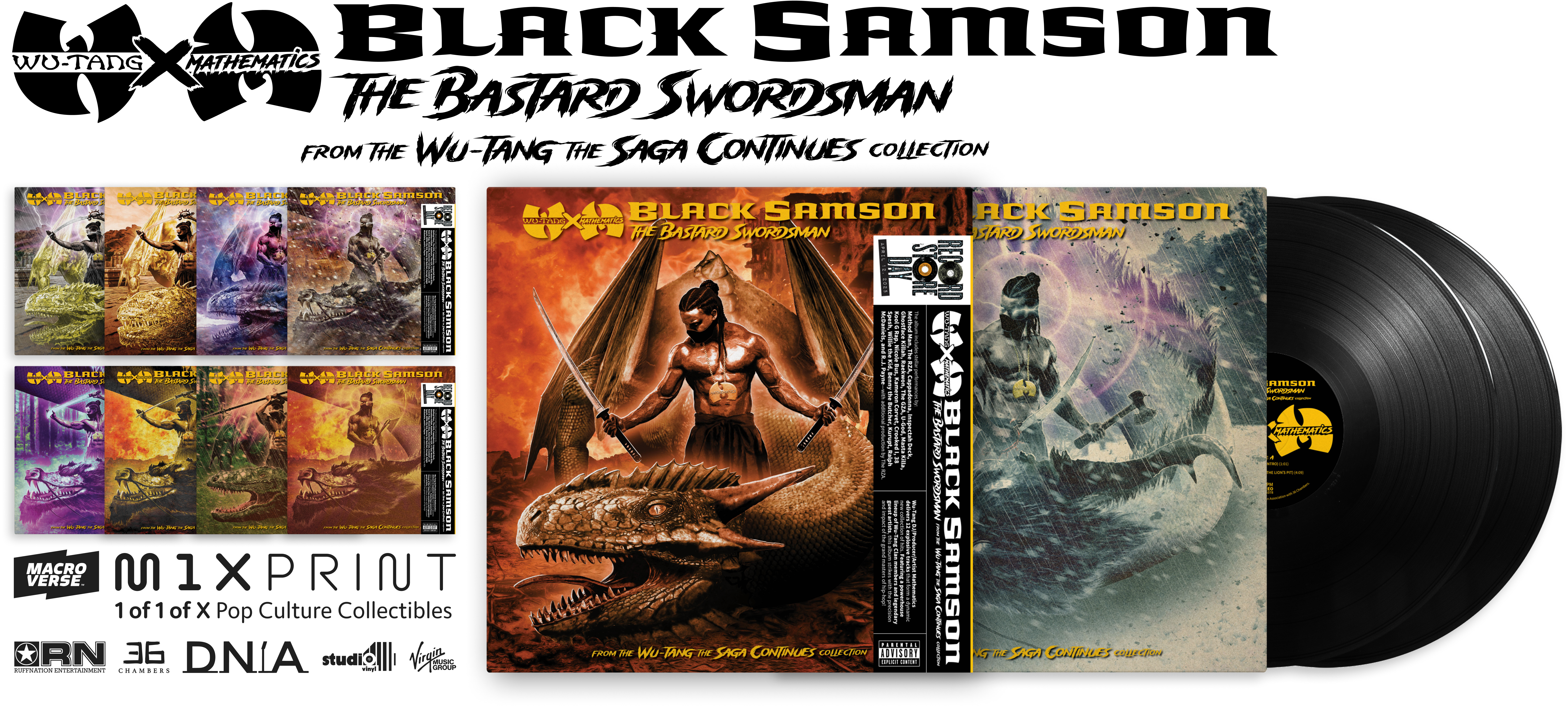 Wu-Tang Clan X Mathematics Announce “Black Samson, The Bastard