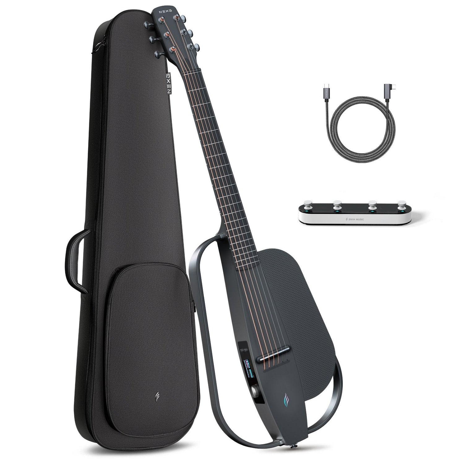ENYA NEXG 2: Smart Silent Travel Guitar with Looper