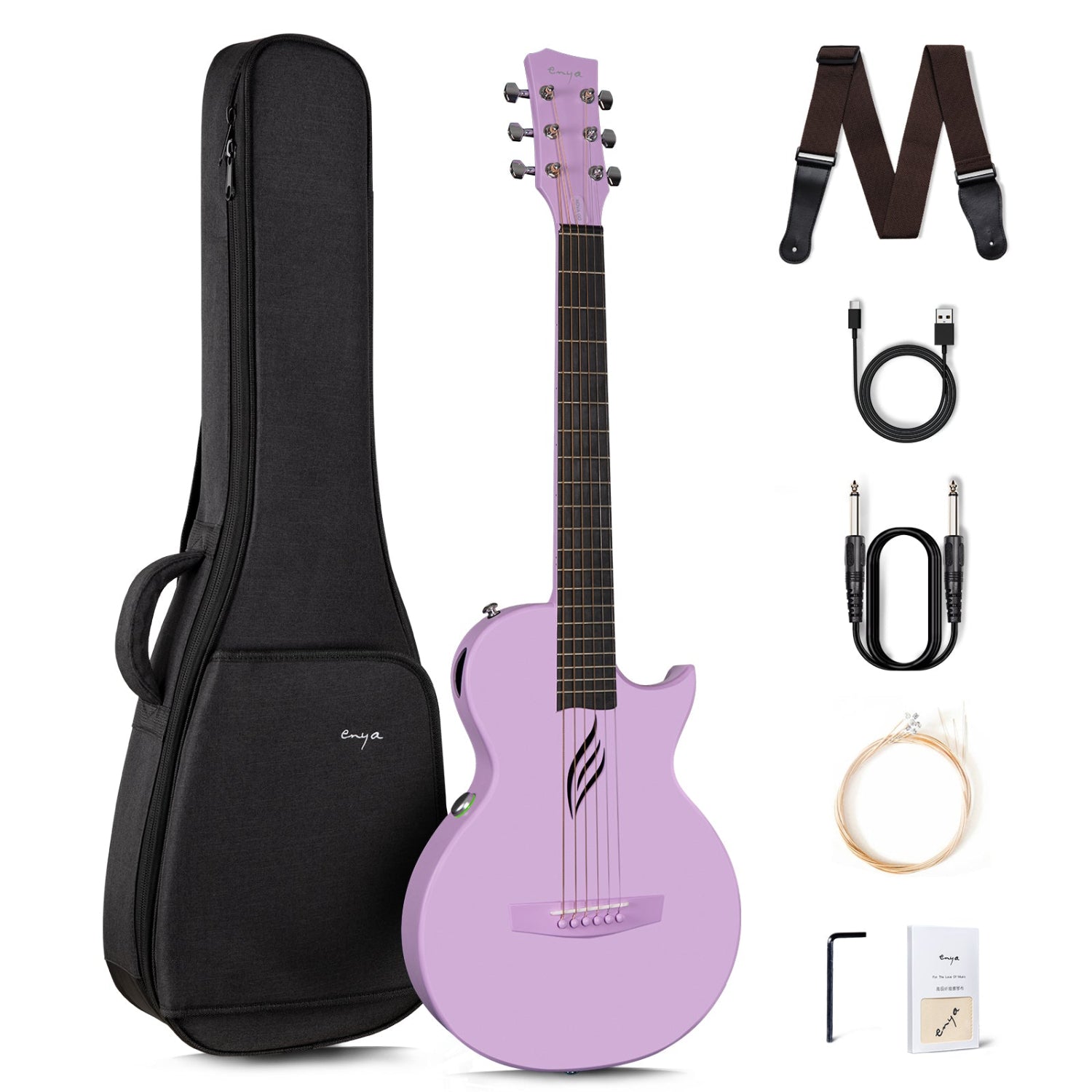 Nova Go Sp1: Carbon Fiber Electric Acoustic Travel Guitar