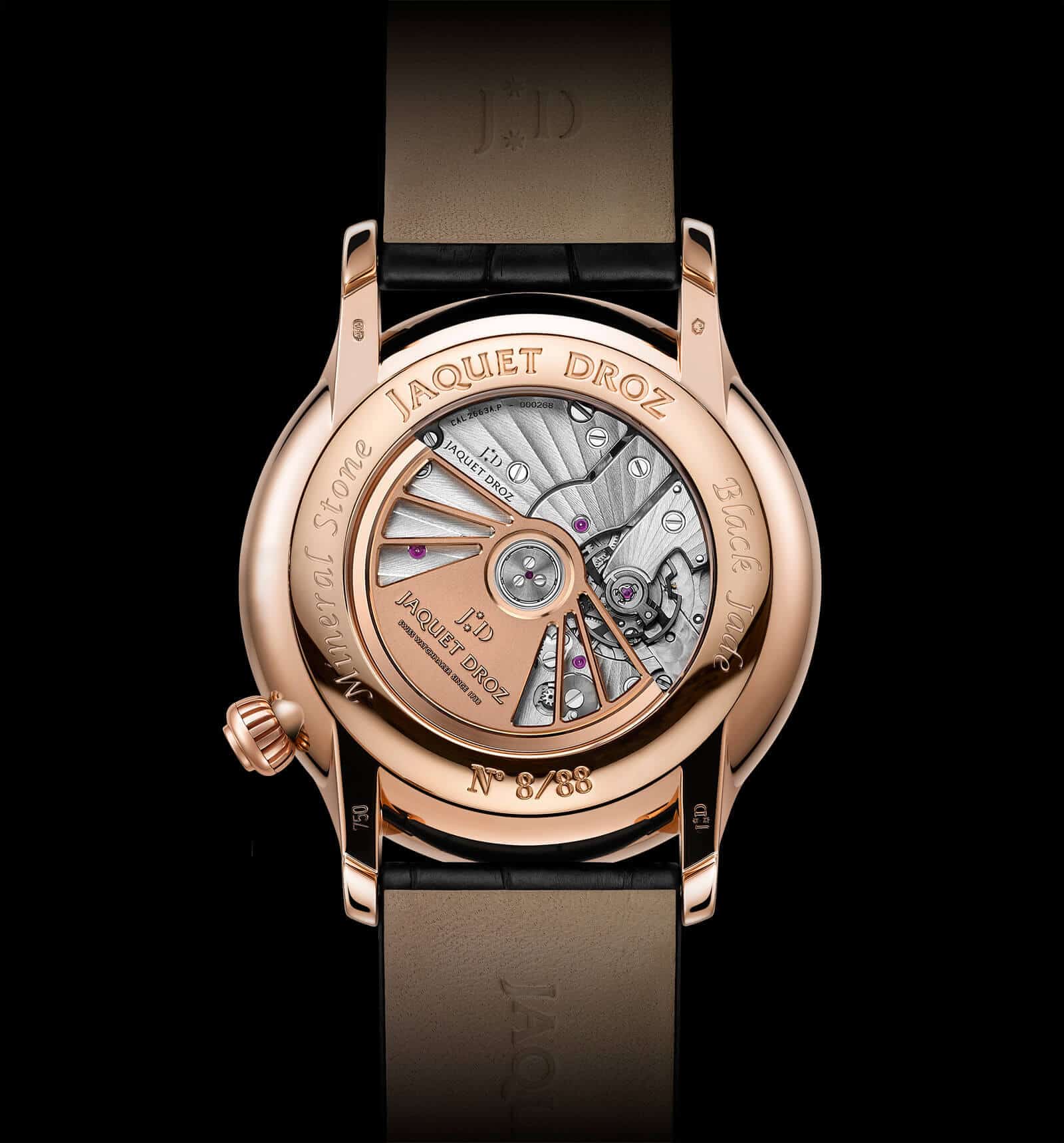 Jaquet Droz Grande Seconde Off-Centred Black Jade - WATCH NEWS