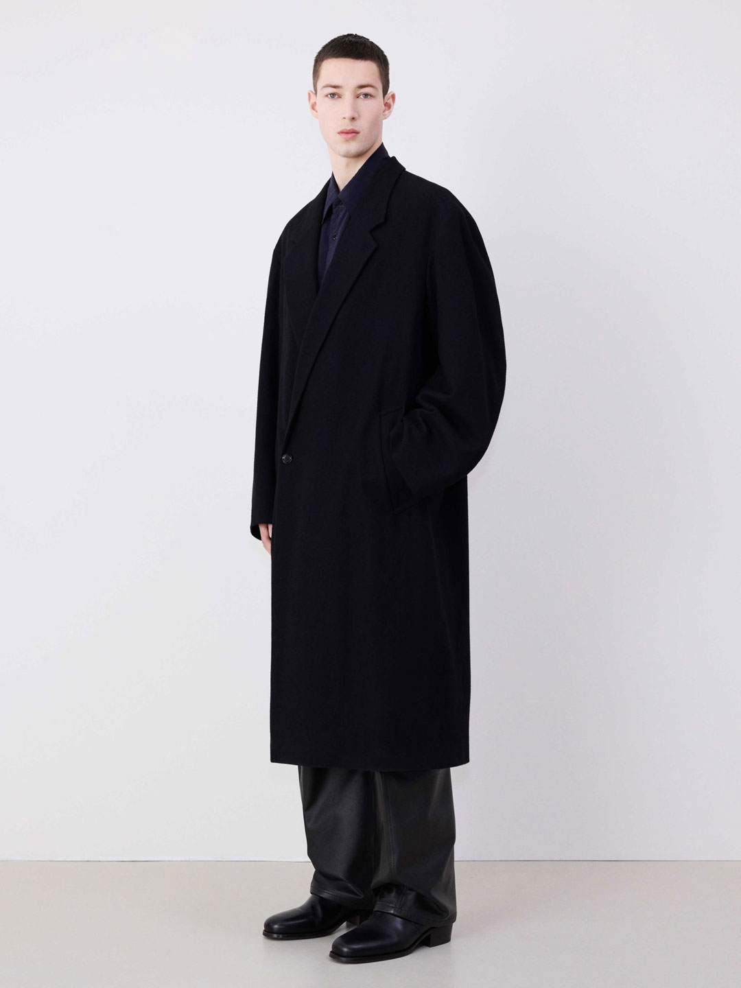 LE MAIRE(ルメール) | マキシ DB コート - ブラック | ESCAPERS ONLINE