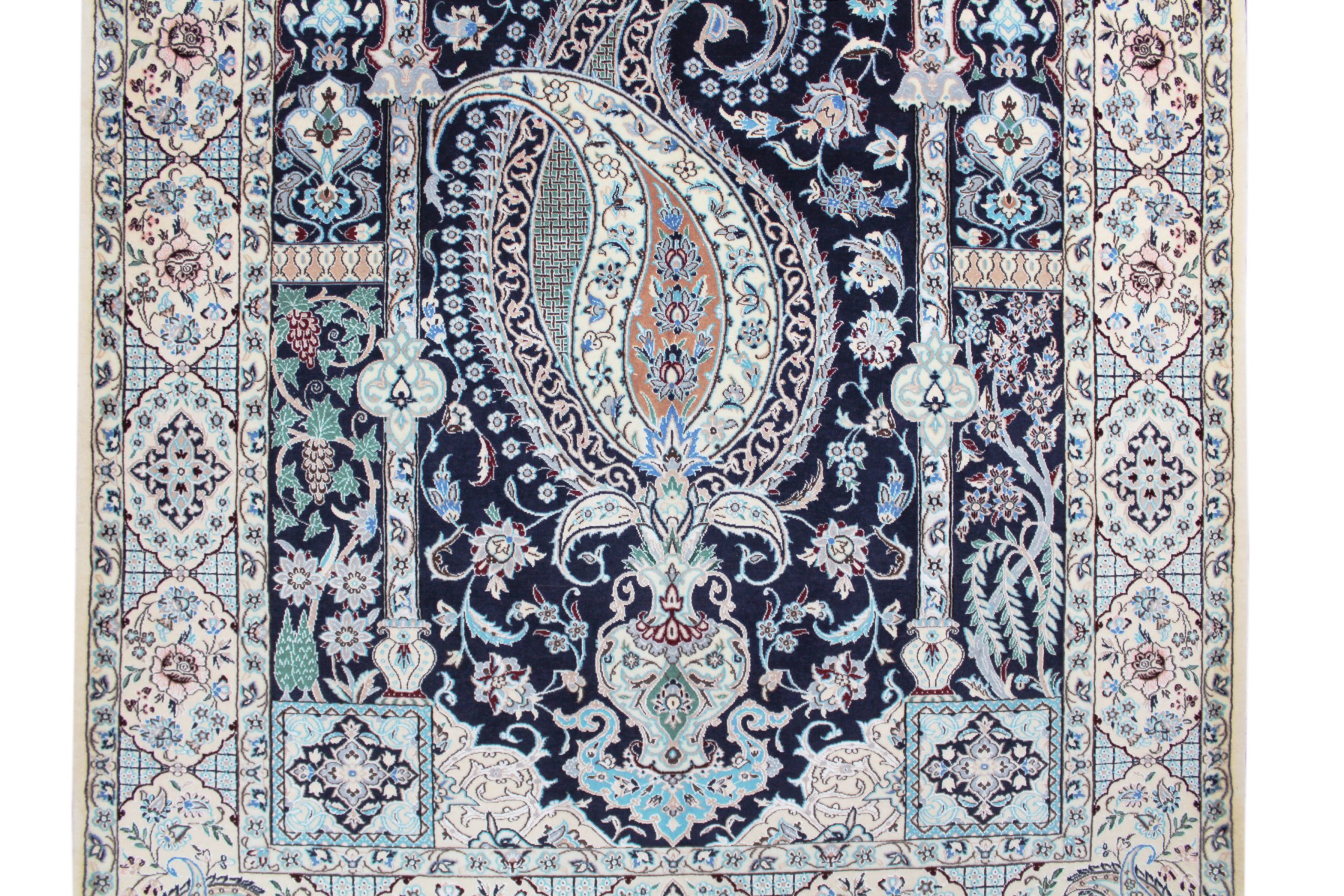 WNDS-67 ナイン産ペルシャ絨毯 203×130cm｜ペルシャ絨毯｜ペルシャ絨毯