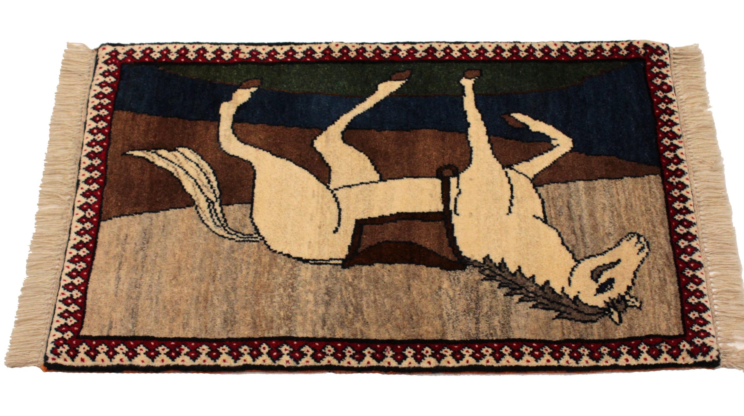 ペルシャ絨毯ギャッベ新品90x60 cm Persia Gabbeh