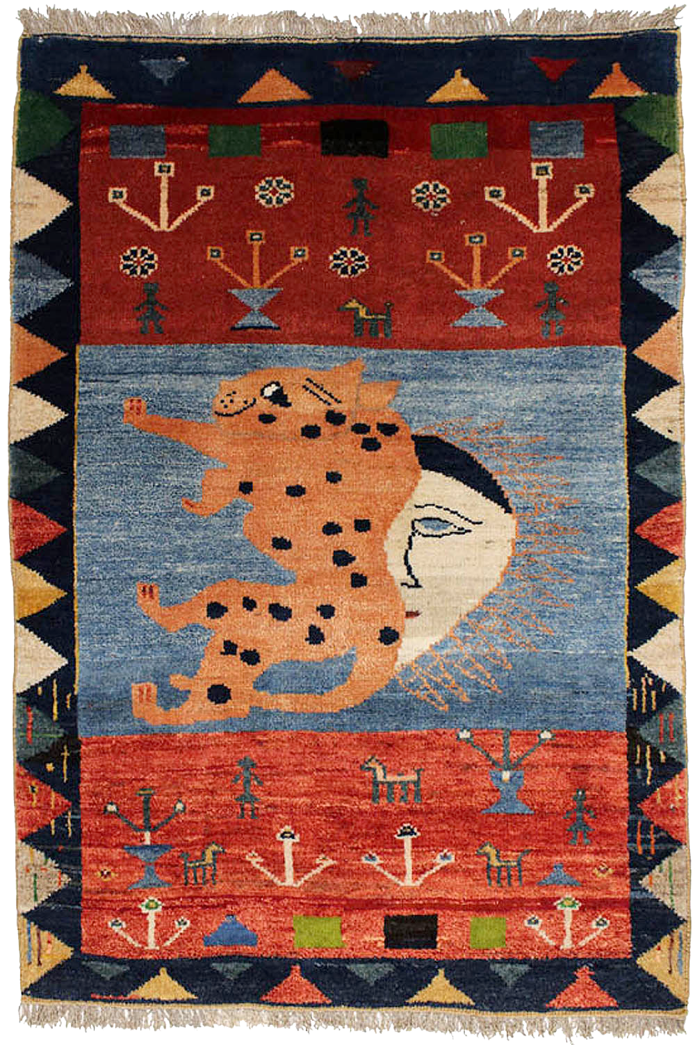 774 ギャッベ（ギャベ） 156×111cm｜ギャッベ｜ペルシャ絨毯の