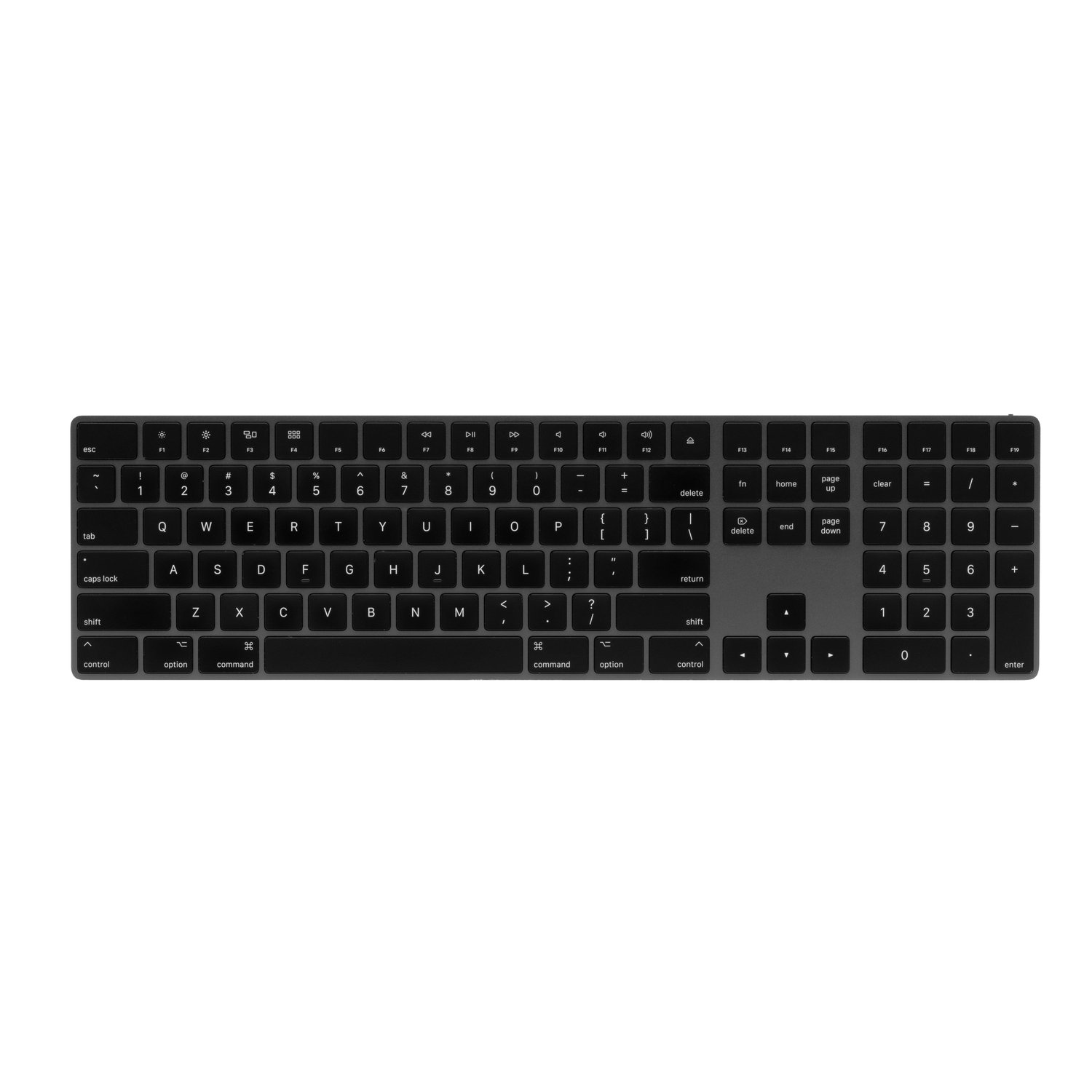 Apple Magic Keyboard with Numeric Keypad: Space Gray