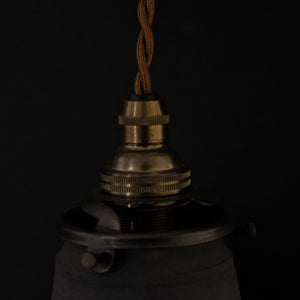 伊藤環 錆銀彩業務型ランプシェード Kan Ito Rusty-silver glazing