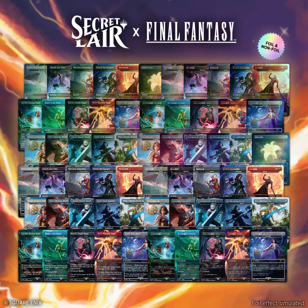 WotC reveals Secret Lair drops for Magic: The Gathering Final Fantasy