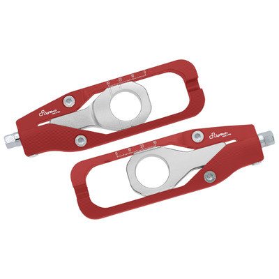Lightech - Chain Adjusters - Red - Kawasaki - ZX10R - TEKA002ROS