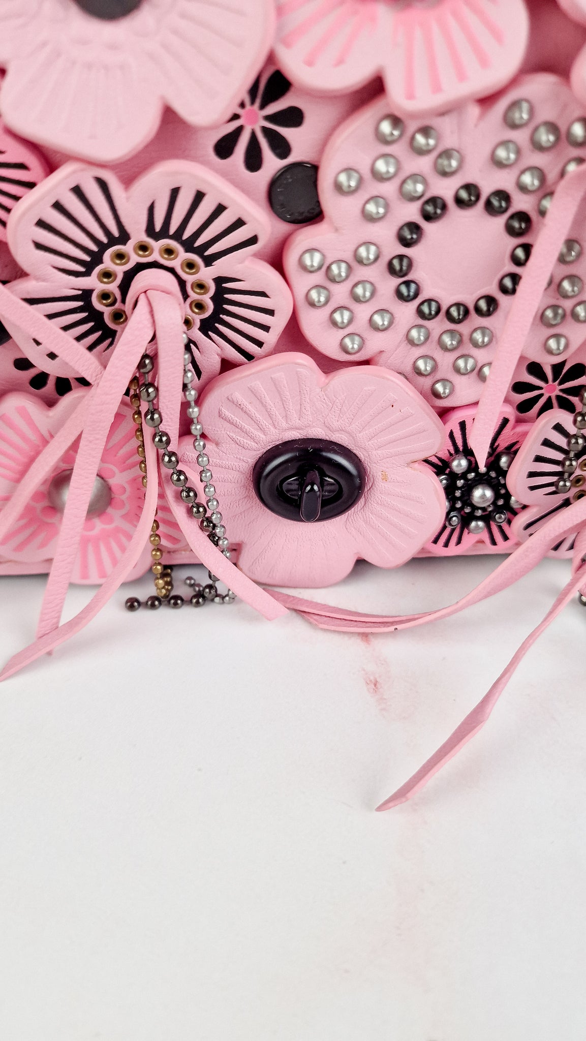 Coach Dinky Wild Tea Rose Crossbody Bag in Petal Pink 1941 Bag