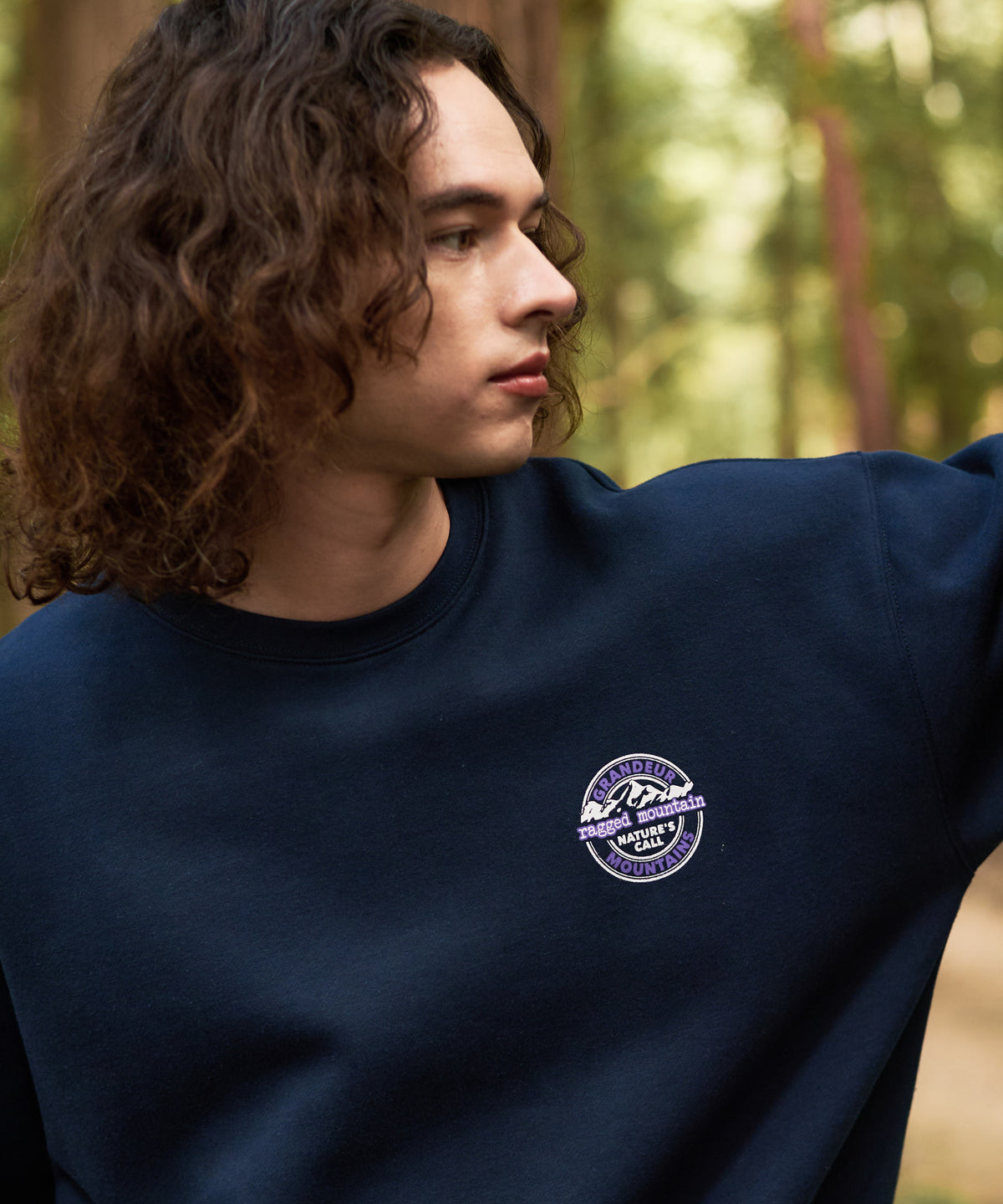 ワンポイント ロゴトレーナー RAGGED MOUNTAIN ラギットマウンテン