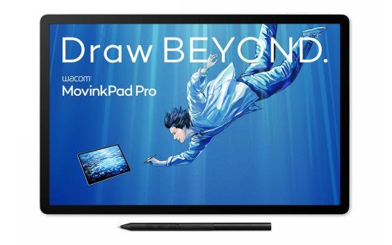 Wacom MovinkPad Pro 14 | Portable Pen Tablet with OLED & Pro Pen 3