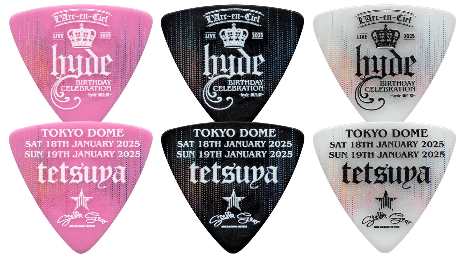 STELLA GEARより、L'Arc-en-Ciel LIVE 2025 hyde BIRTHDAY CELEBRATION