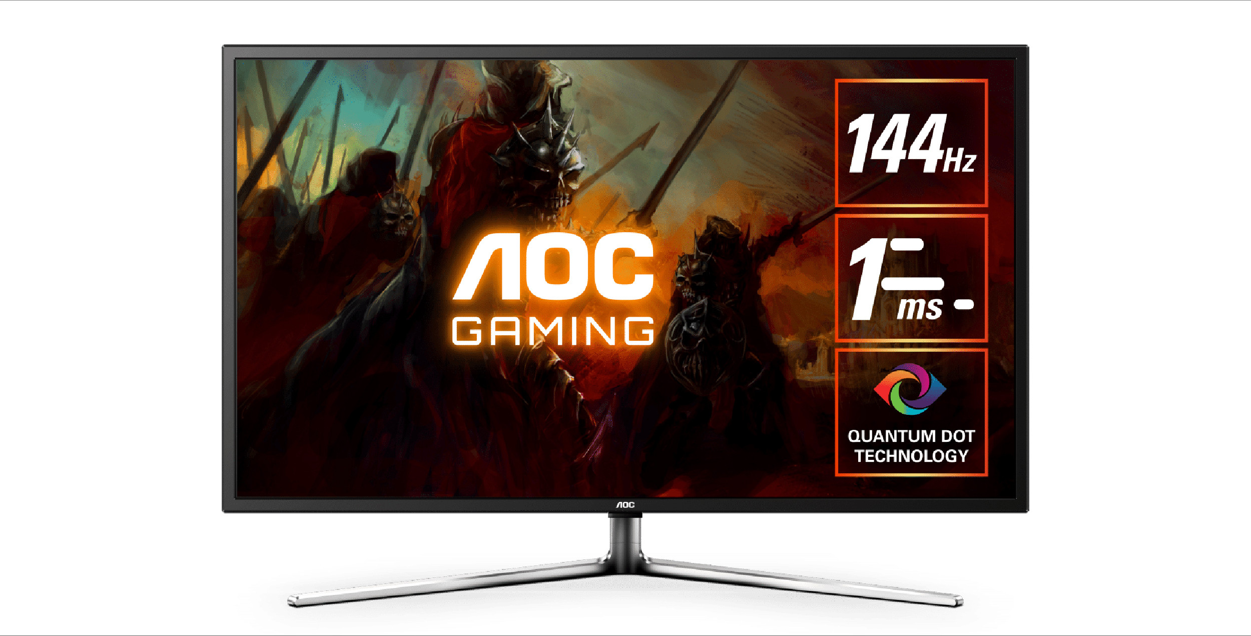 43型＋144Hz＋4K】AOCから大型高リフレッシュレートのゲーミング
