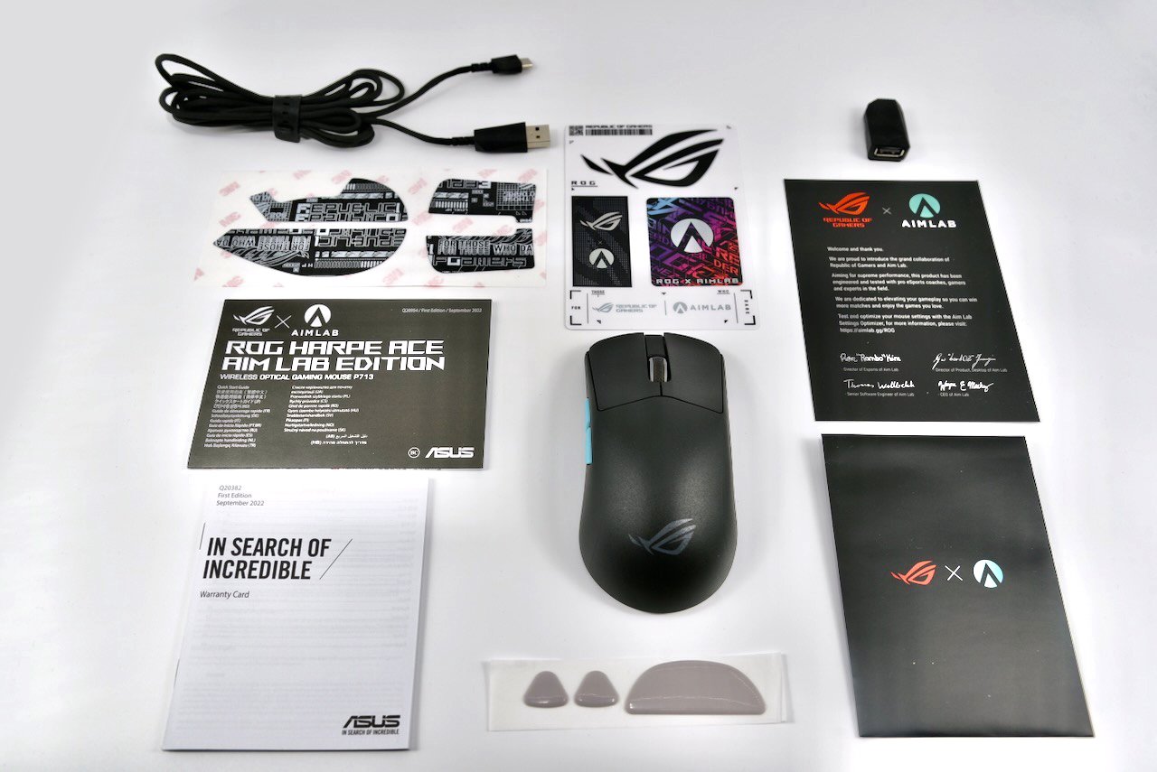ROG Harpe Ace Aim Lab Editionレビュー】「AIM LAB」とのコラボ機能は