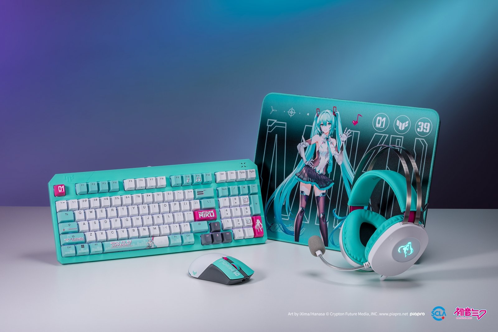 TUF Gaming × 初音ミク】ASUSがキーボードやマウスなど4製品のコラボ
