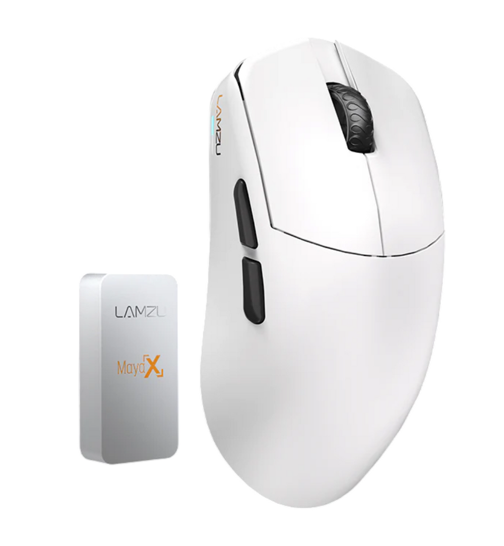 Buy Lamzu MAYA X 8K 47g Wireless Gaming Mouse - White UK - LAMZU