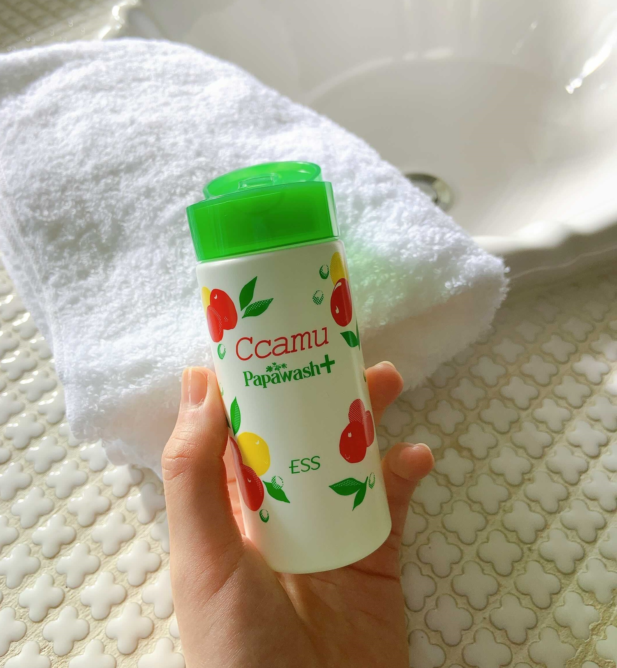 酵素活性と同時に色が変わる！見た目も楽しい新・Cカムパパウォッシュ