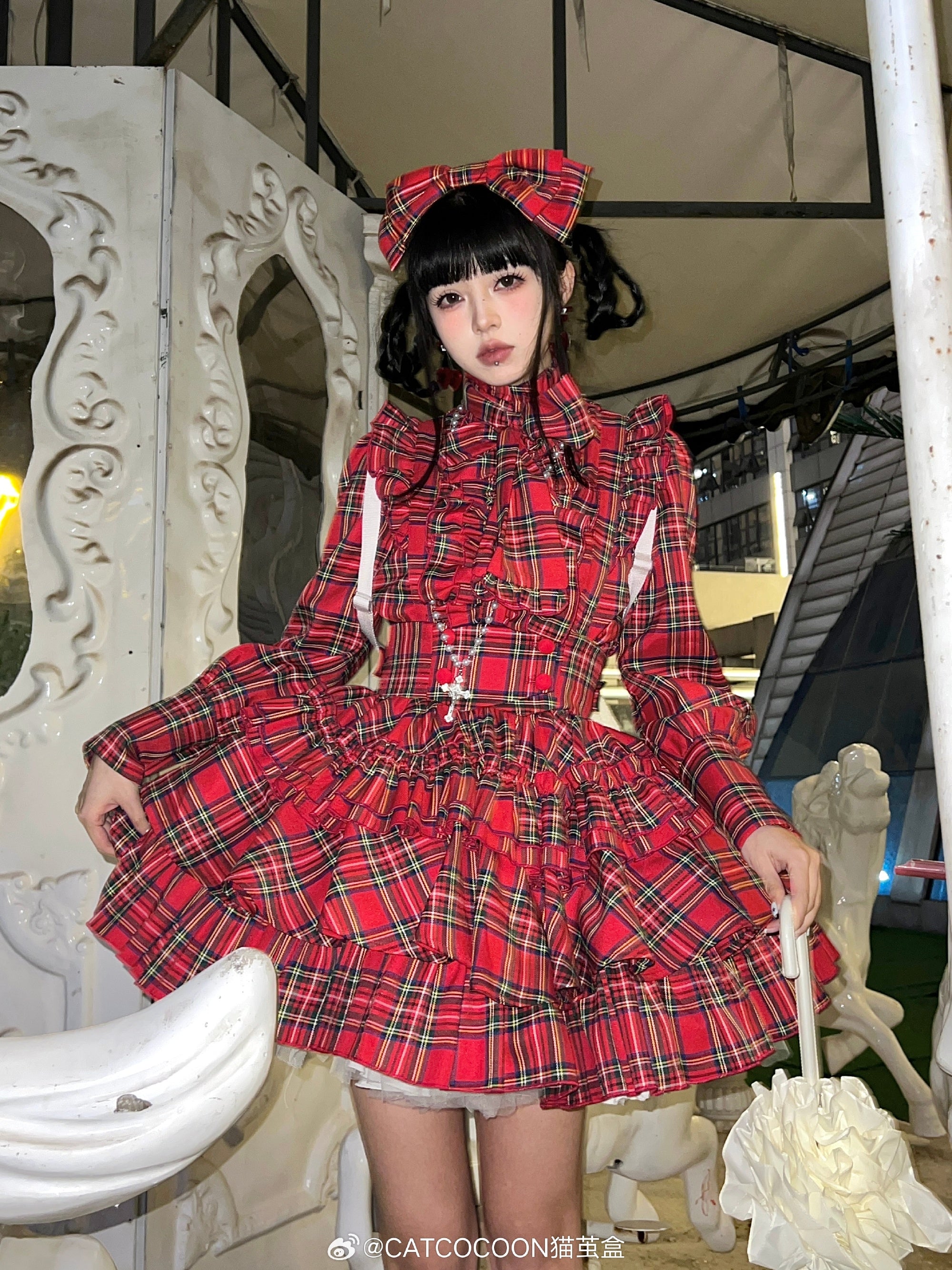 A Doll's House ブラウス(チェックver.)【CATCOCOON】 – Epetice