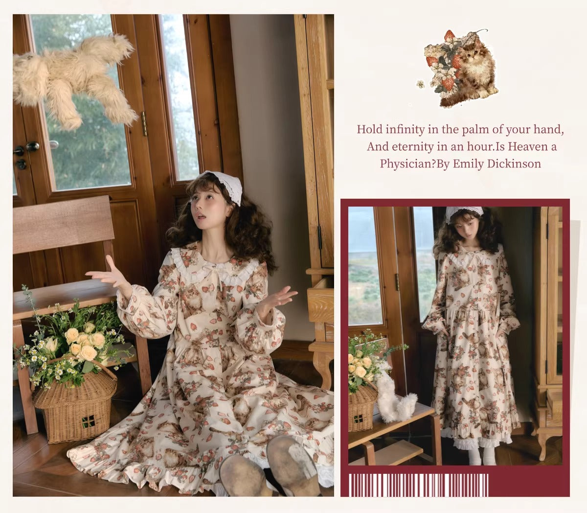 Strawberry Brook ワンピース・ジャンパースカート【Spring Flower