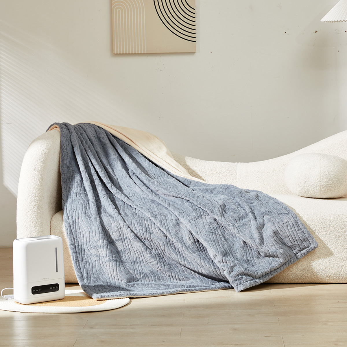 電気掛敷毛布 Naps｜発売1ヶ月で完売・9段階温度調節