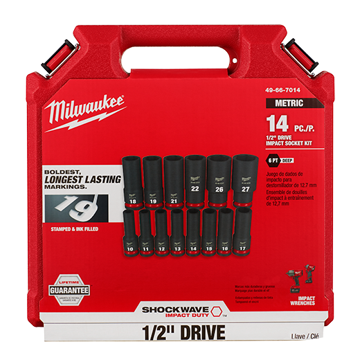 Milwaukee Shockwave 14PC 1/2