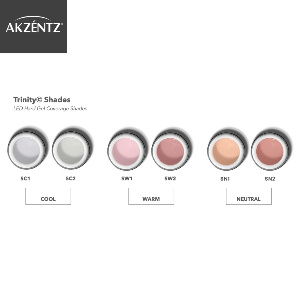 Akzentz Pro-Formance Hard Gel - Trinity Shades - Cool SC2