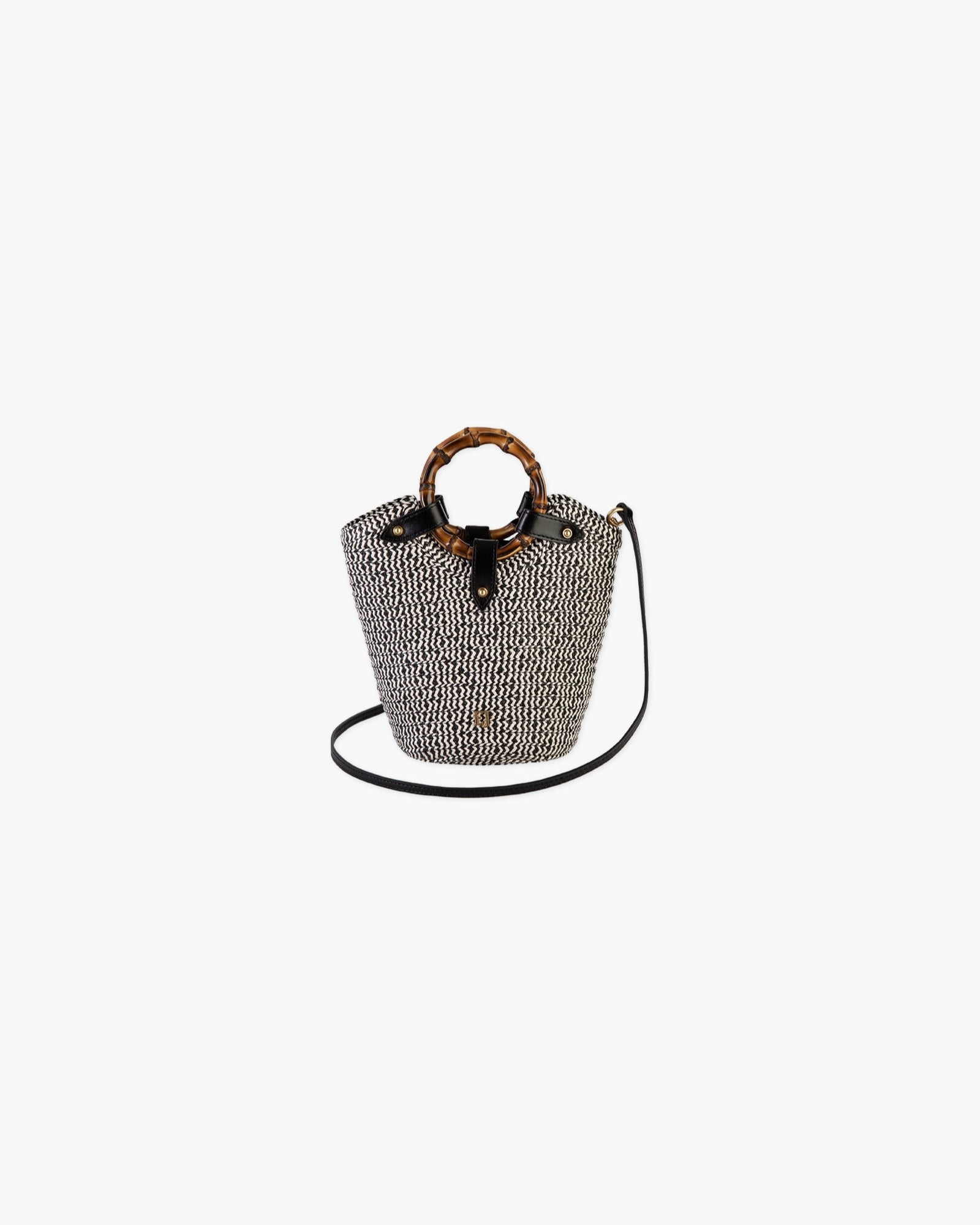 Mini My Way Straw Bag | Bamboo Handle | Eric Javits