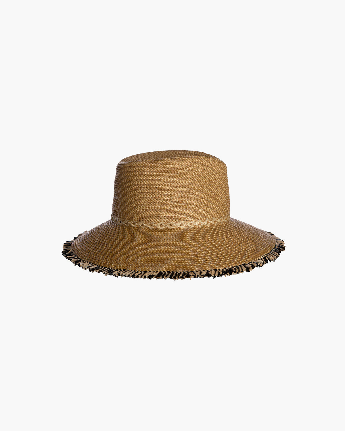 Mykonos Straw Hat | Fedora Designer Sunhat| Eric Javits