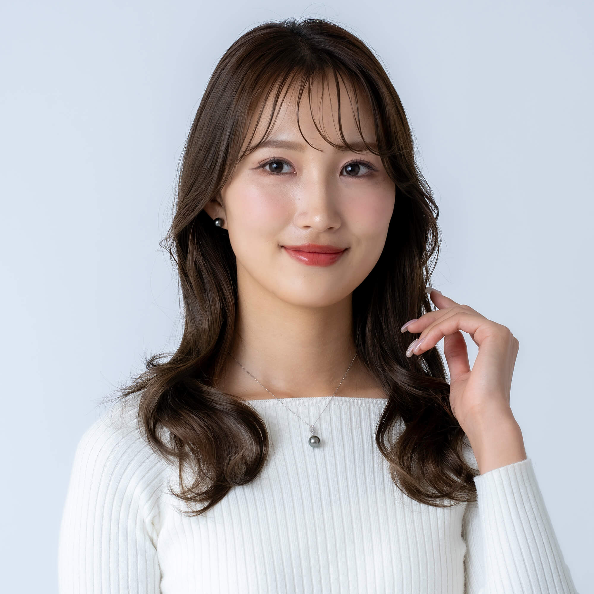 澪標】ブラックパール ダイヤモンド ホワイトゴールド ペンダント｜無